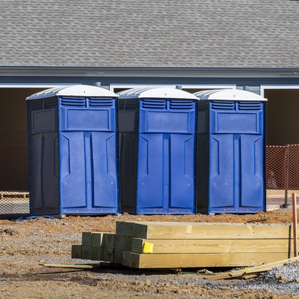 are there any restrictions on where i can place the portable toilets during my rental period in Libertytown